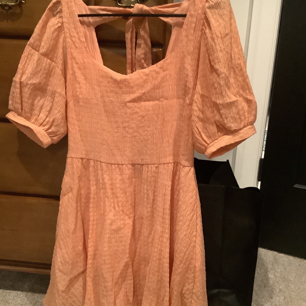 Mittoshop peach dress size small